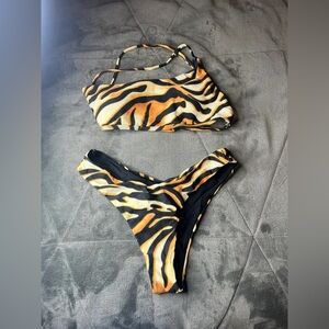 Small animal print bikini